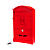Ящик почтовый АЛЛЮР №4010 красный (5)