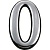 Цифра дверная АЛЛЮР БОЛЬШАЯ пластик "0" хром (1000,50)