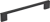Ручка-скоба 1017 BRUSHED BLACK NICKEL 160 MM